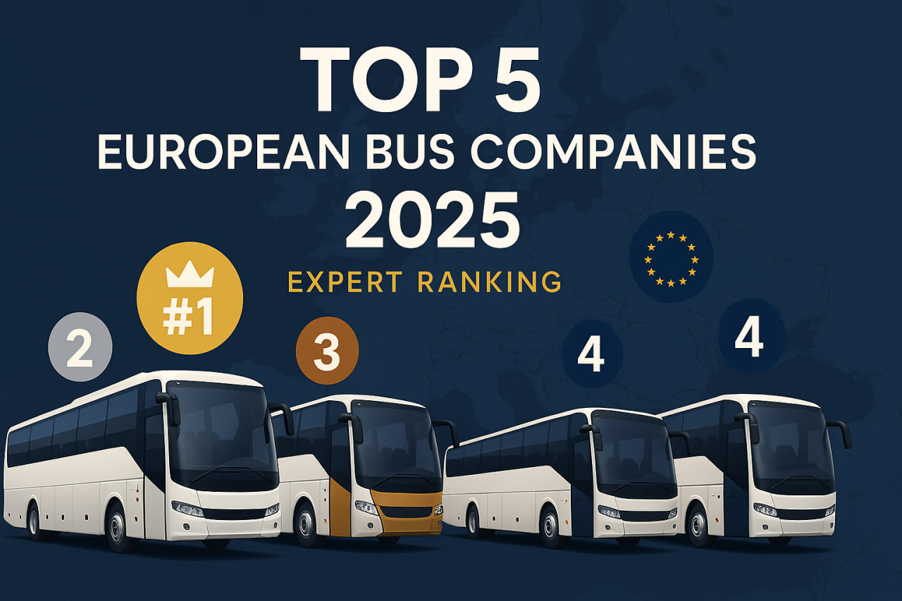 TOP 5 Best European Bus Companies 2025: Expert Ranking